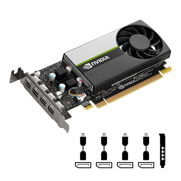 Pny Grafikkort Quadro T1000 8gb Gddr6 Silver