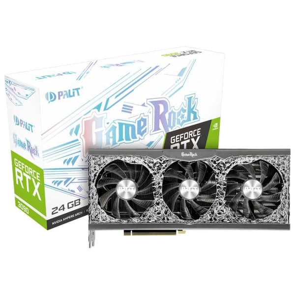 Palit Grafikkort Geforce Rtx 3090 Gamerock 24gb Gddr6x Sort
