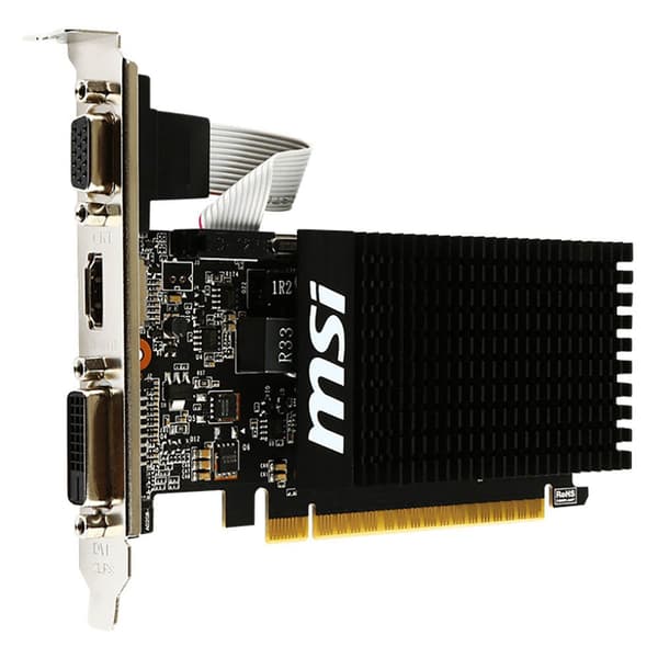 Msi Näytönohjain Geforce Gt 710 2gb Gddr3 Musta