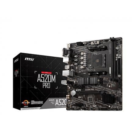 MSI A520M PRO Socket AM4 micro ATX