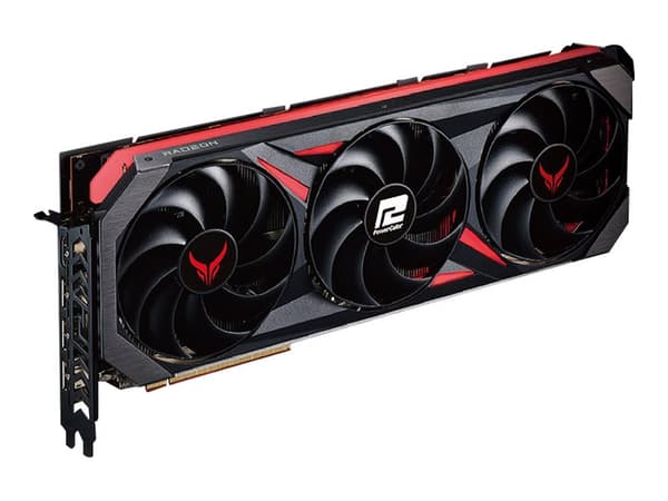 PowerColor Red Devil Radeon RX 7800 XT - Grafikkort - Radeon RX 7800 XT - 16 GB GDDR6 - PCIe 4.0 - HDMI, 3 x DisplayPort Sort, Rød