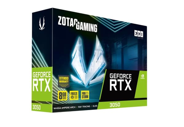 Karta ZOTAC GAMING GEFORCE RTX 3050 ECO 8GB GDDR6