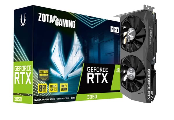 Karta ZOTAC GAMING GEFORCE RTX 3050 ECO 8GB GDDR6