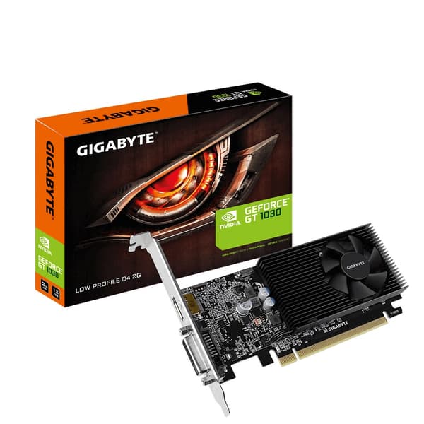 Gigabyte GV-N1030D4-2GL näytönohjain NVIDIA GeForce GT 1030 2 Gt GDDR4