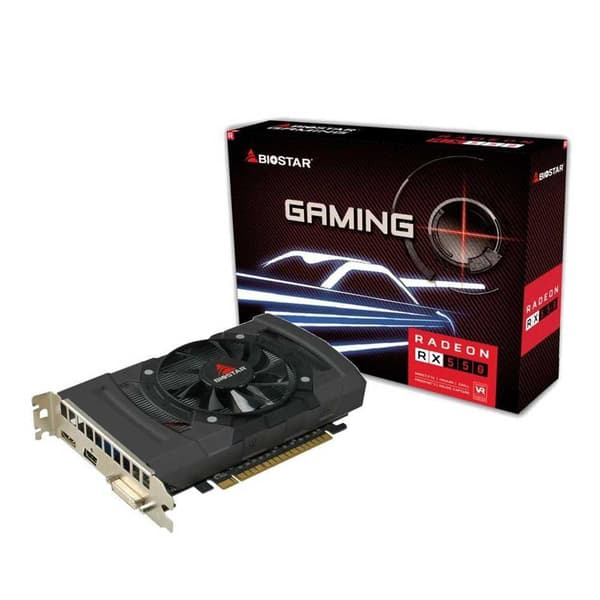 Biostar Näytönohjain Rx550 Va5505rf41 4gb Gddr5 Musta musta