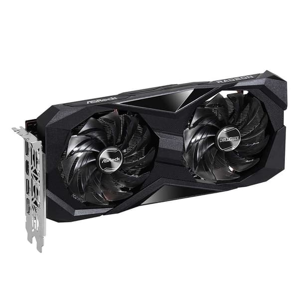 Asrock Näytönohjain Challenger Rx 7600 8gb Gddr6 Hopeinen
