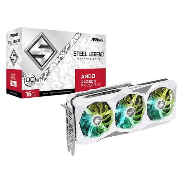 Asrock Grafikkort Rx 7800xt 16gb Gddr6 Grøn