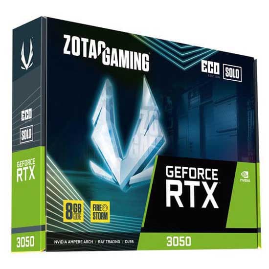 Zotac Näytönohjain Eco Solo Rtx 3050 8gb Gddr6 Kultainen
