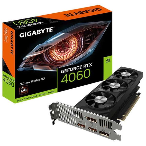 Gigabyte Grafikkort Oc Lp Rtx 4060 8gb Gddr6 Guld