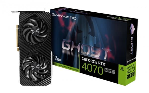 Gainward RTX4070 Super Ghost, GeForce RTX 4070, 12 GB, GDDR6X, 192 bit, 7680 x 4320 piksler, PCI Express x16 4.0