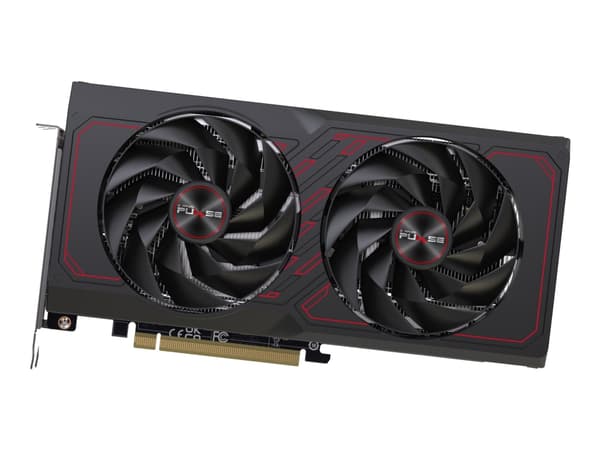 Sapphire Pulse Radeon RX 7600 XT 16GB - Grafikkort - Radeon RX 7600 XT - 16 GB GDDR6 - PCIe 4.0 x8 - 2 x HDMI, 2 x DisplayPort Sort