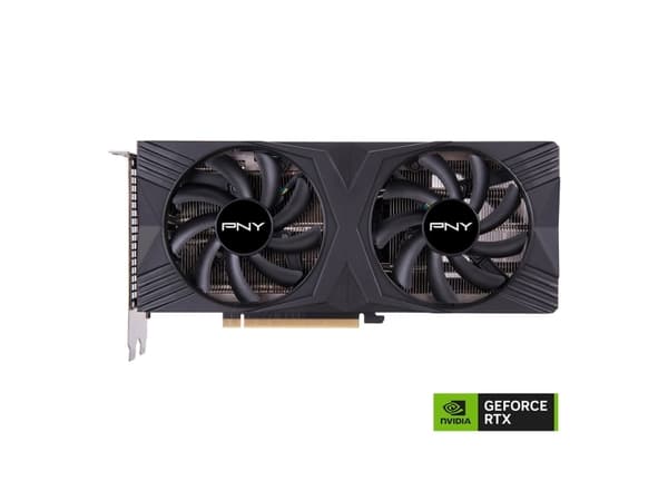 PNY Geforce RTX 4070 SUPER 12GB - VERTO Overclocked Dual Fan Edition - grafikkort - GeForce RTX 4070 Super - 12 GB GDDR6X - PCIe 4.0 x16 - 3 x Displa