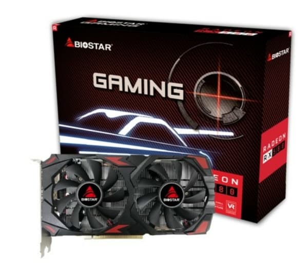 Grafikkort BIOSTAR Radeon RX 580 8GB GDDR5 (VA5815TQ82)