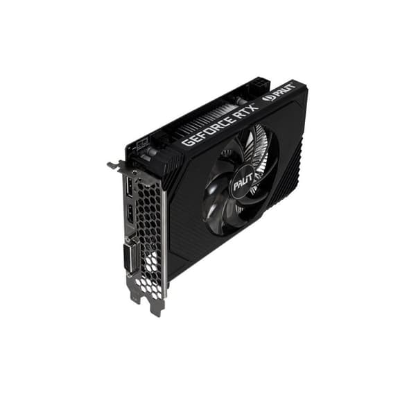 Näytönohjain PALIT NVIDIA GeForce RTX 3050 (8 Gt, GDDR6, 128 bittiä, PCIE 4.0 16x, GPU 1552 MHz, Dual Slot Fansink, 1xDVI-D)
