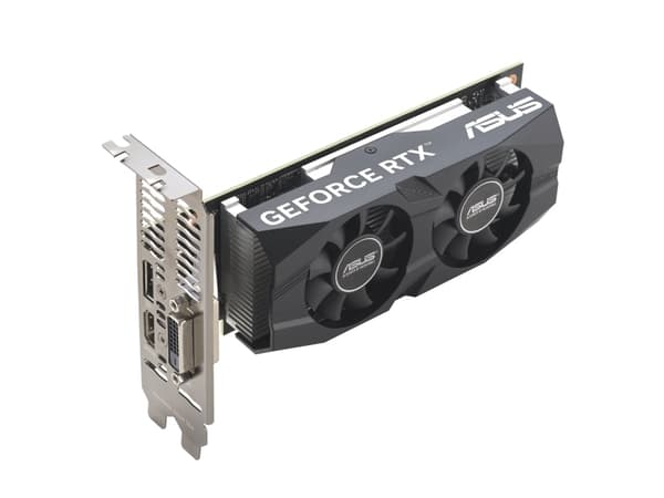 ASUS GeForce RTX 3050 LP BRK 6GB - OC Edition - grafikkort - GF RTX 3050 - 6 GB GDDR6 - PCIe 4.0 - HDMI, DisplayPort, DVI