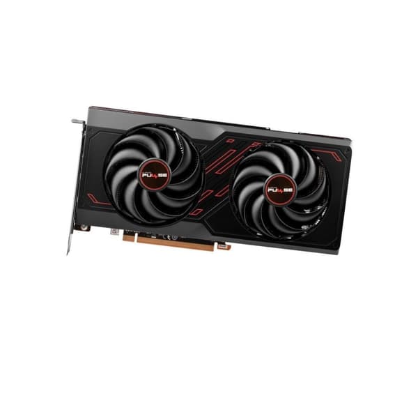 Näytönohjain Sapphire AMD Radeon rx 7600 (8 gb, gddr6, 128 bittiä, pcie 4.0 8x, kaksipaikkainen tuuletin, 1xhdmi, 3xnäyttöportti)