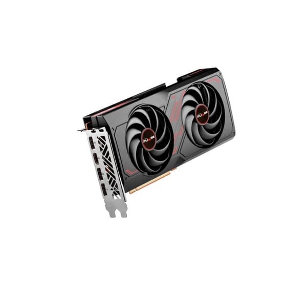 Näytönohjain Sapphire AMD Radeon rx 7600 (8 gb, gddr6, 128 bittiä, pcie 4.0 8x, kaksipaikkainen tuuletin, 1xhdmi, 3xnäyttöportti)