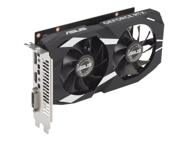 ASUS Dual GeForce RTX 3050 6GB - OC Edition - grafikkort - GF RTX 3050 - 6 GB GDDR6 - PCIe 4.0 - DVI, HDMI, DisplayPort