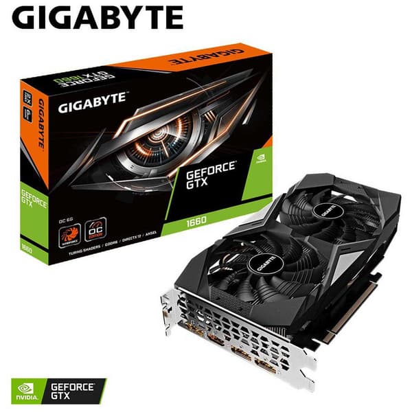 Gigabyte Grafikkort Geforce Gtx 1660 6gb Gddr5 Sort