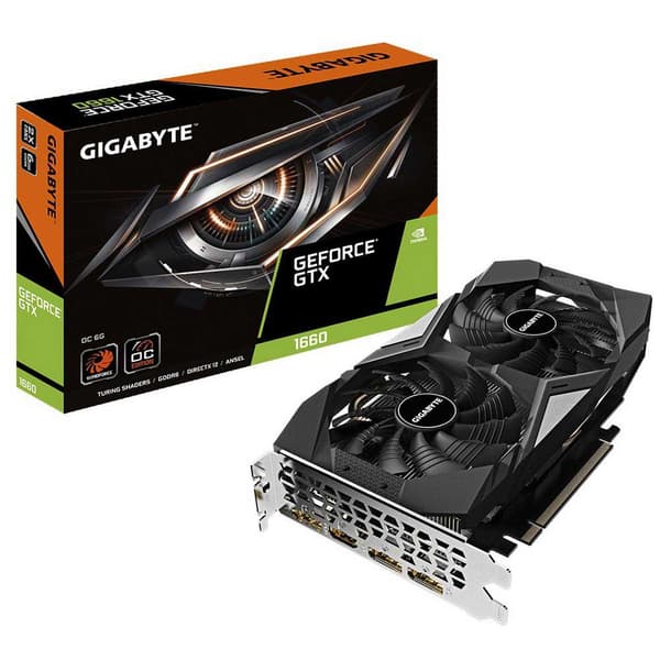 Gigabyte Grafikkort Geforce Gtx 1660 6gb Gddr5 Sort