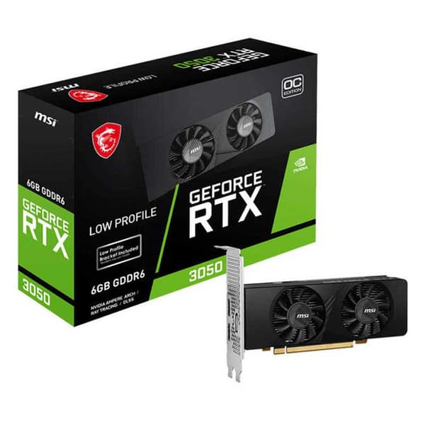 Msi Rt X 3050 Lp Oc 6 Gb Gddr6 Grafisk Kort