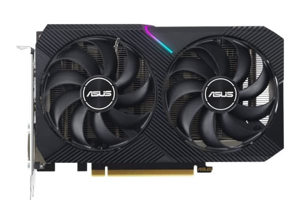 Asus Dual GeForce RTX 3050 V2 8 GB OC-utgave Sort