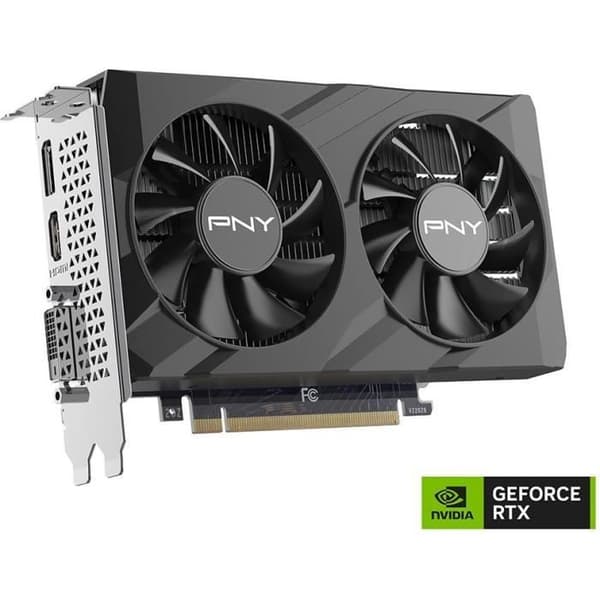 PNY - Grafikkort - GEFORCE RTX 3050 - 6GB - VERTO Dual Fan Edition