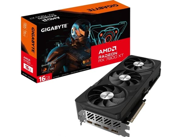 Gigabyte Radeon RX 7800 XT GAMING OC 16G - OC Edition - grafikkort - Radeon RX 7800 XT - 16 GB GDDR6 - PCIe 4.0 - 2 x HDMI, 2 x DisplayPort