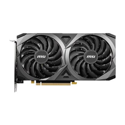 MSI | GeForce RTX 3060 VENTUS 2X 12G OC | NVIDIA GeForce RTX 3060 | 12 GB Sort