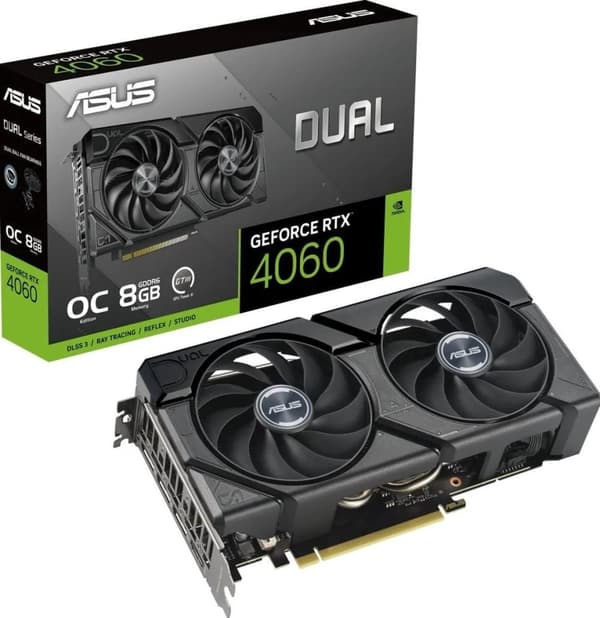 ASUS Dual-RTX4060-O8G-EVO NVIDIA GeForce RTX 4060 8GB GDDR6
