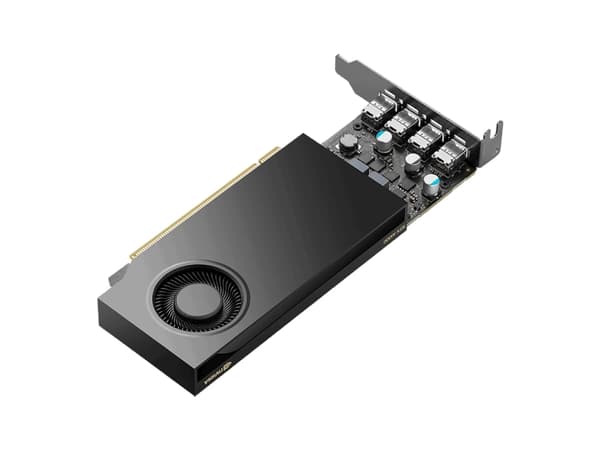 NVIDIA RTX A1000 - grafikkort - RTX A1000 - 8 GB GDDR6 - PCIe 4.0 x8 lavprofil - 4 x Mini DisplayPort