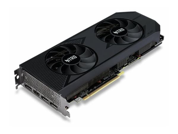 Acer Nitro Radeon RX 7600 XT OC - OC Edition - grafikkort - Radeon RX 7600 XT - 16 GB GDDR6 - PCIe 4.0 x8 - HDMI, 3 x DisplayPort - svart
