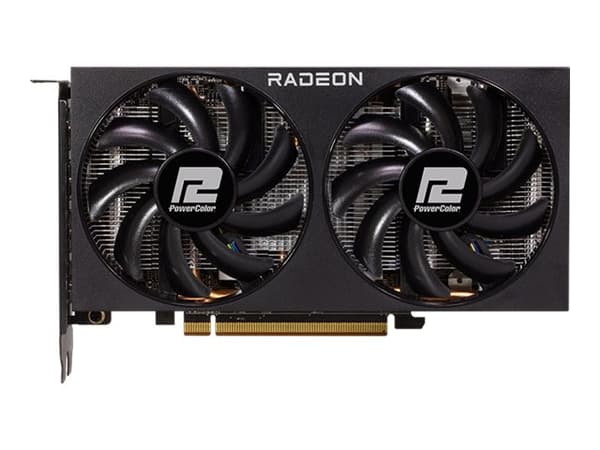 PowerColor Fighter Radeon RX 7600 - Grafikkort - Radeon RX 7600 - 8 GB GDDR6 - PCIe 4.0 - 3 x DisplayPort, HDMI Sort