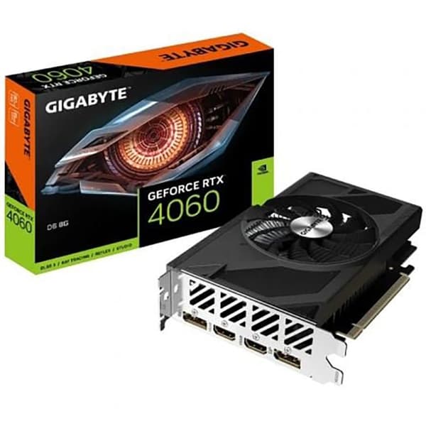Gigabyte Geforce Rtx 4060 D6 8gb Gddr6 Grafikkort Sort