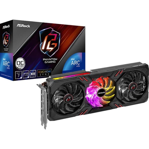Asrock Phantom Gaming Arc 770 Oc 16gb Gddr6 Grafikkort