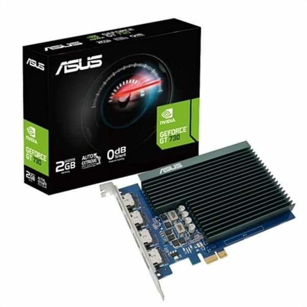 Grafikkort Asus GT730-4H-SL-2GD5 2 GB DDR5 GDDR5 Svart, Blå