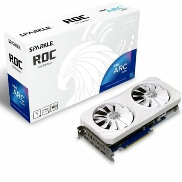 Grafikkort Sparkle Intel ARC A750 ROC Luna OC 8 GB GDDR6 Vit
