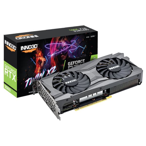Grafikkort INNO3D GeForce RTX 3060 Twin X2 8 GB GDDR6