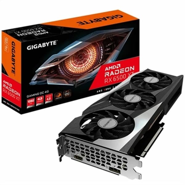 Grafikkort Gigabyte GV-R65XTGAMING OC-4GD 4 GB 4 GB GDDR6 Grå