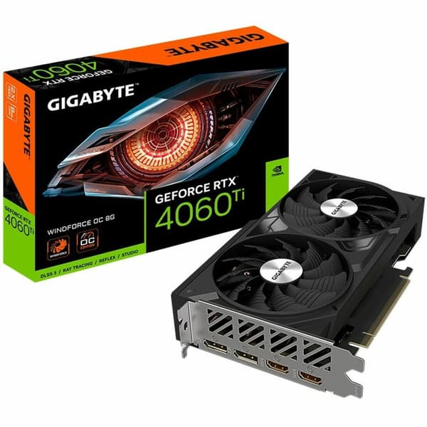 Grafikkort Gigabyte GV-N406TWF2OC-8GD 8 GB GDDR6 Geforce RTX 4060 Ti