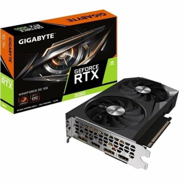 Grafiikkakortti Gigabyte GV-N3060WF2OC-12GD 2.0 GeForce RTX 3060 GDDR6 12 GB