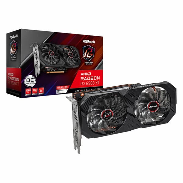 Grafiikkakortti ASRock RX6500XT PGD 4GO RADEON RX 6500 XT 4 GB GDDR6