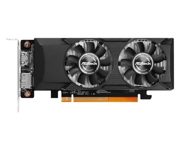 Asrock RX550 LP 4G, Radeon RX 550, 4 GB, GDDR5, 128 bit, 5120 x 2880 piksler, PCI Express x8 3.0 Sort, Sølv