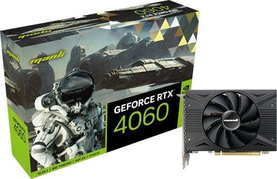 Manli GeForce RTX 4060 - Grafikkort GDDR6