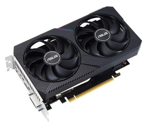 Grafikkort Nvidia Geforce rtx 3050 (8 gb, gddr6, 128 bit, PCie 4.0 16x, dual slot fansink, 1xdvi-d, 1xhdmi), Asus
