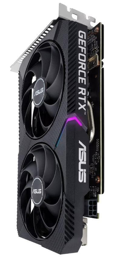 Grafikkort Nvidia Geforce rtx 3050 (8 gb, gddr6, 128 bit, PCie 4.0 16x, dual slot fansink, 1xdvi-d, 1xhdmi), Asus