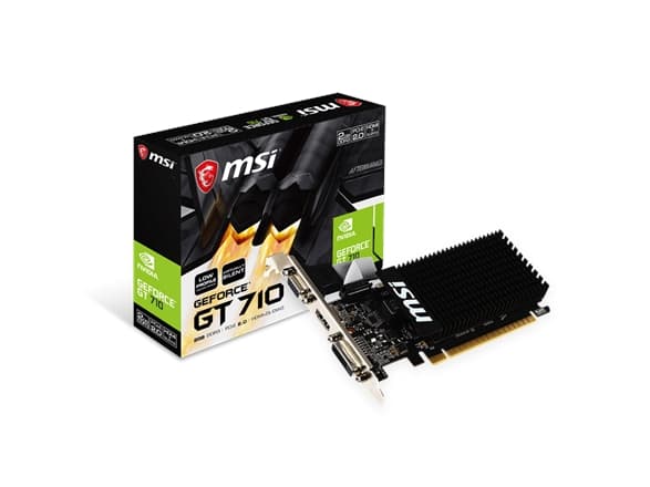 VGA PCIE16 GT710 2GB GDDR3 GT 710 2GD3H LP MSI