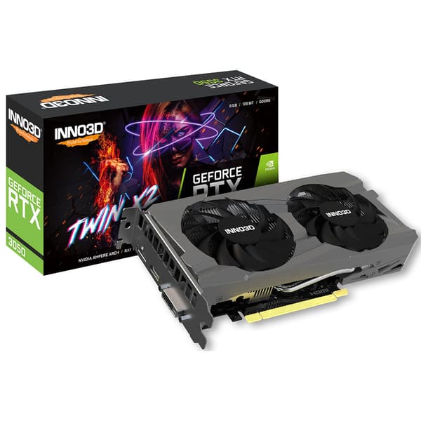 Inno3d Rtx 3050 Twin X2 8gb Gddr6 Grafikkort