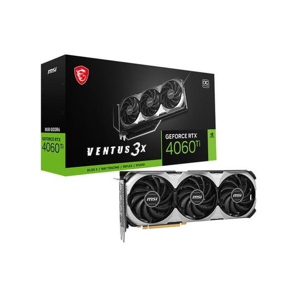 Msi Rtx 4060 Ti 3x Oc 8gb Gddr6 Grafikkort