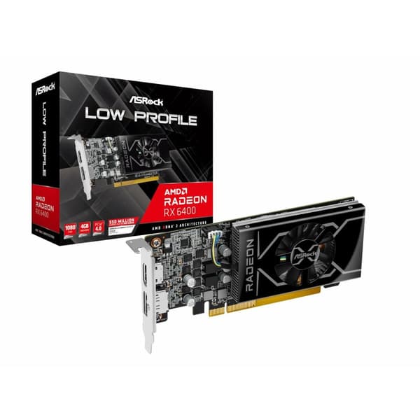 Grafiikkakortti ASRock LP Radeon RX 6400 GDDR6